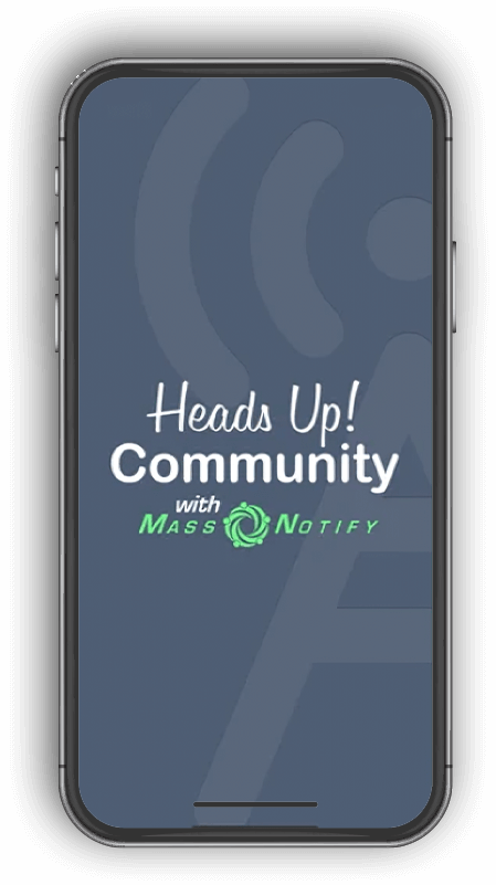 heads up community app phone