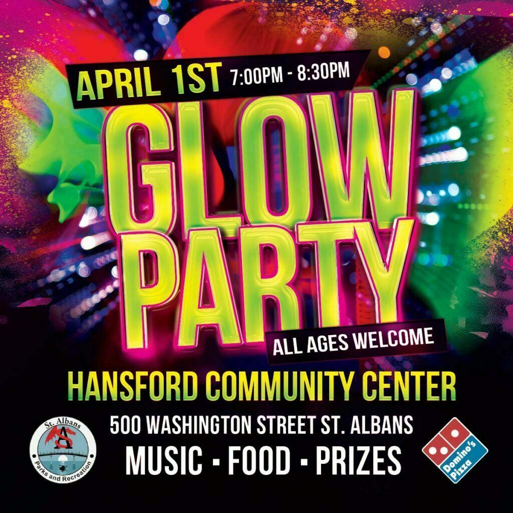 SA Parks & Rec Glow Party at Hansford Center April 1st