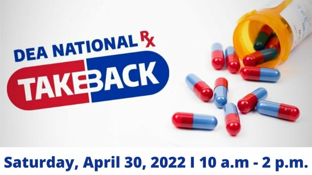 St. Albans Police Department & DEA National Prescription Drug Take-Back Event - April 30th