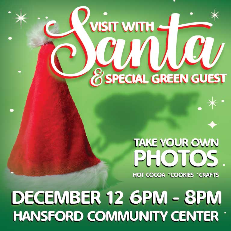 Pictures With Santa & Special Green Guest