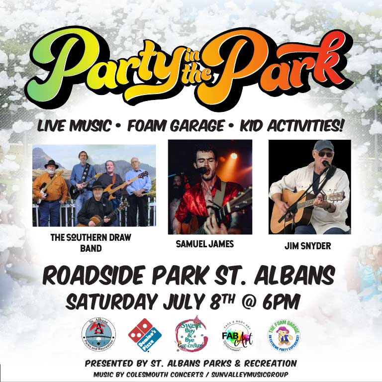 party in the park july 8th updated