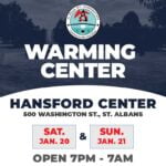 Warming Center - January 20 and January 21, 7PM - 7AM at Hansford Center in St. Albans, WV