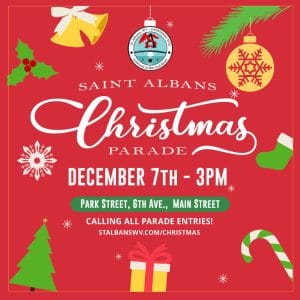 2024 St. Albans Christmas Parade - December 7th - 3:00pm