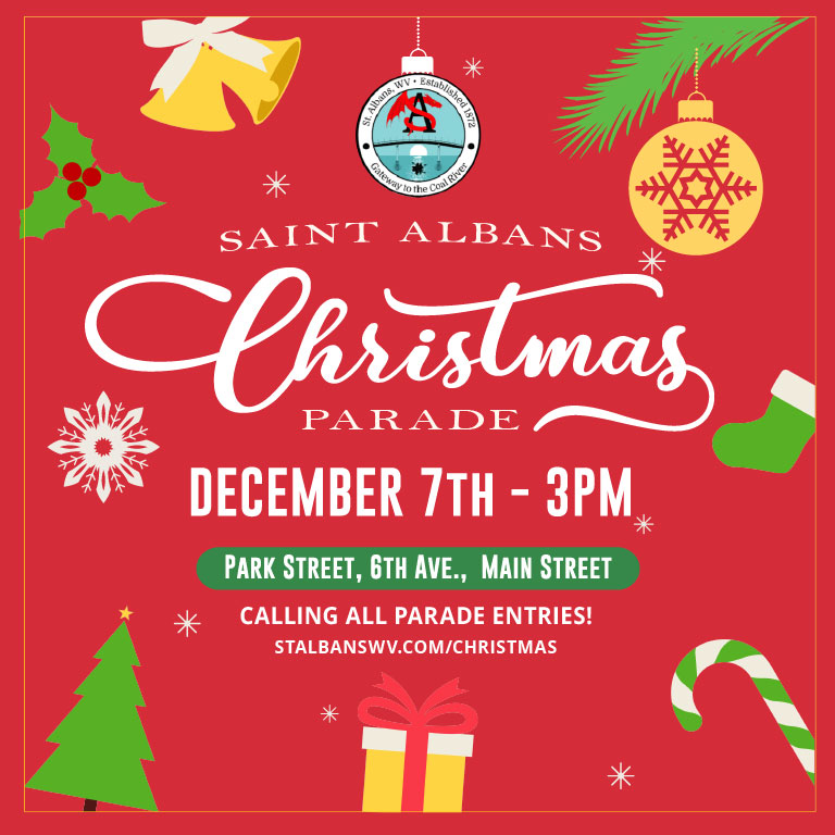 2024 St. Albans Christmas Parade - December 7th - 3:00pm