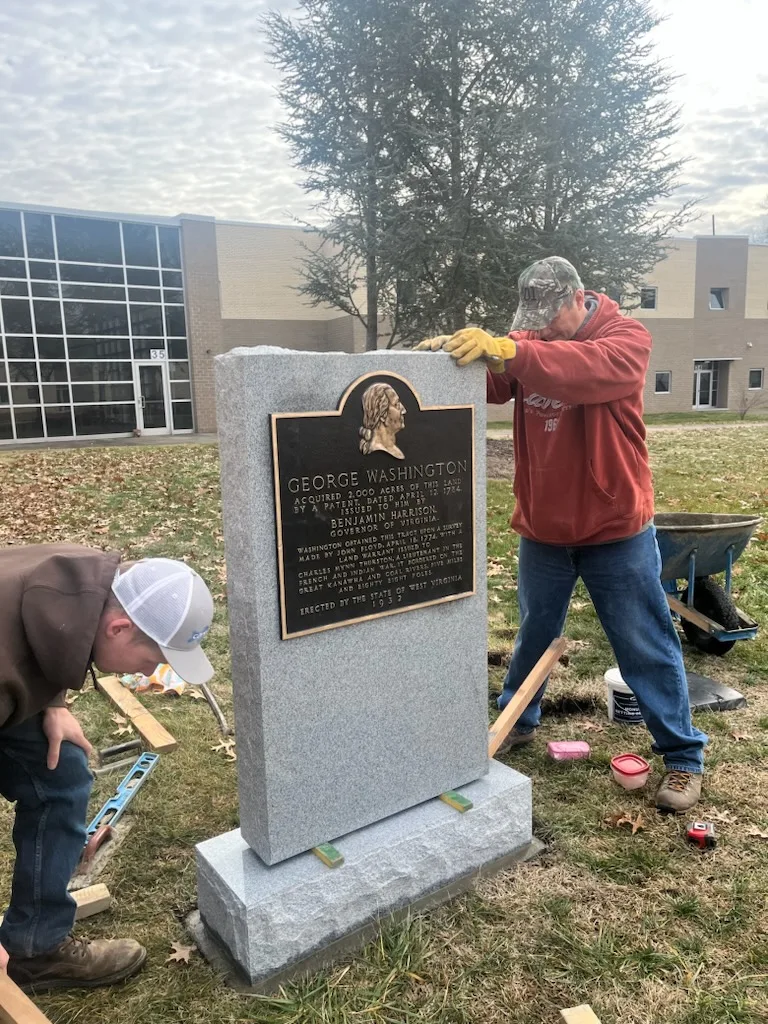 Historic George Washington Monument Returns Home to St. Albans High School 4 IMG 7847