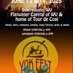 Yakfest 2025 June 13 & 14, 2025 - Main Street St. Albans, WV