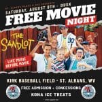 Free Movie Night - The Sandlot - Kirk Field