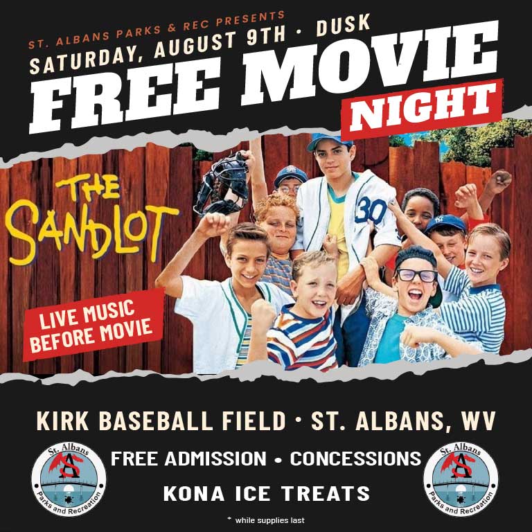 Free Movie Night - The Sandlot - Kirk Field