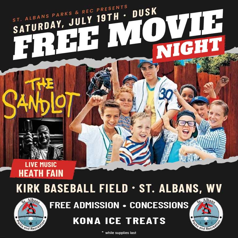 Free Movie Night - The Sandlot - Kirk Field