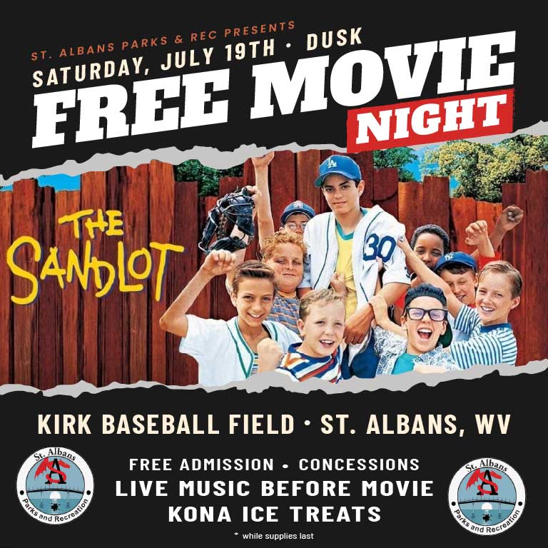 Free Movie Night - The Sandlot - Kirk Field