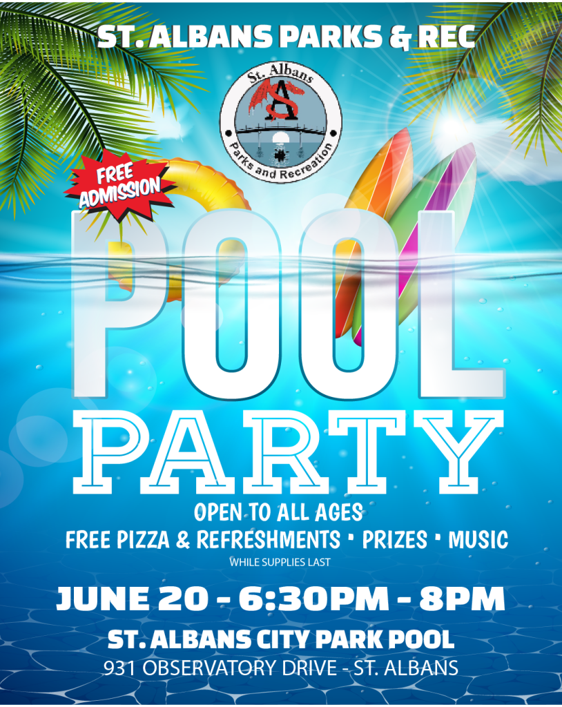 pool party all ages june 20 july 18 01