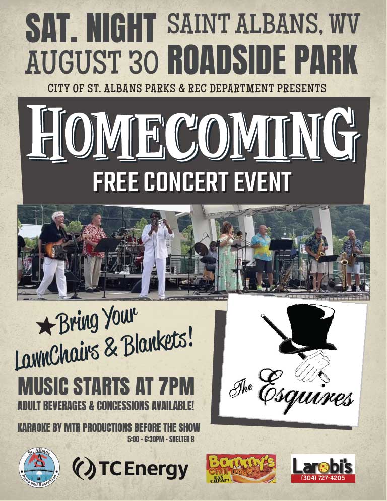 The Esquires – Live at Roadside Park Date: Saturday, August 30, 2025