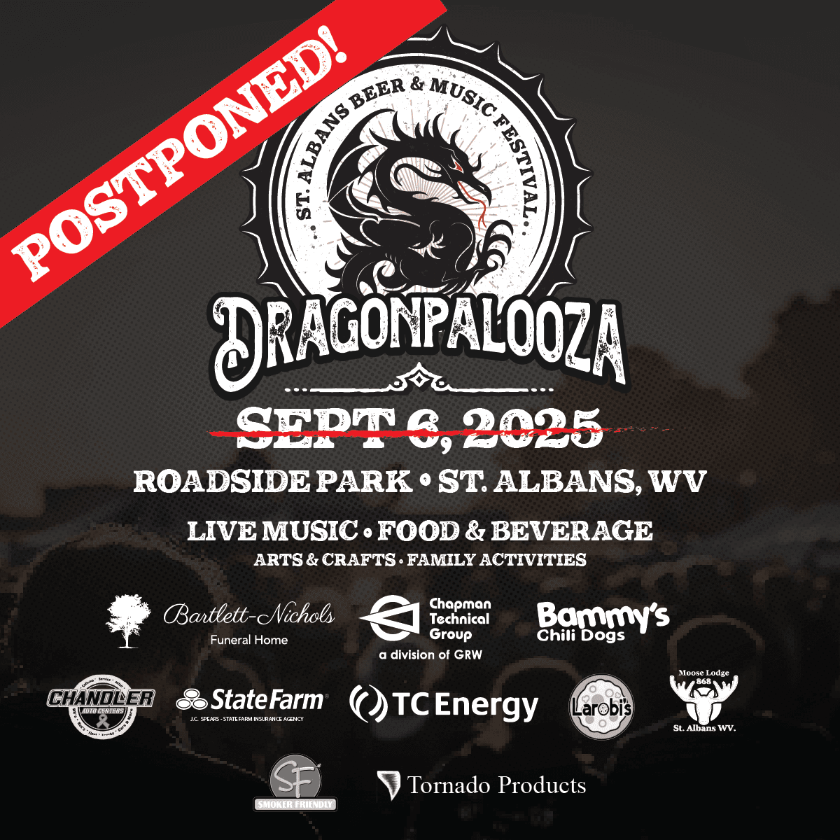 Dragonpalooza 2025 - Live Music Festival at Roadside Park 1 dragonpalooza 2025 postponed