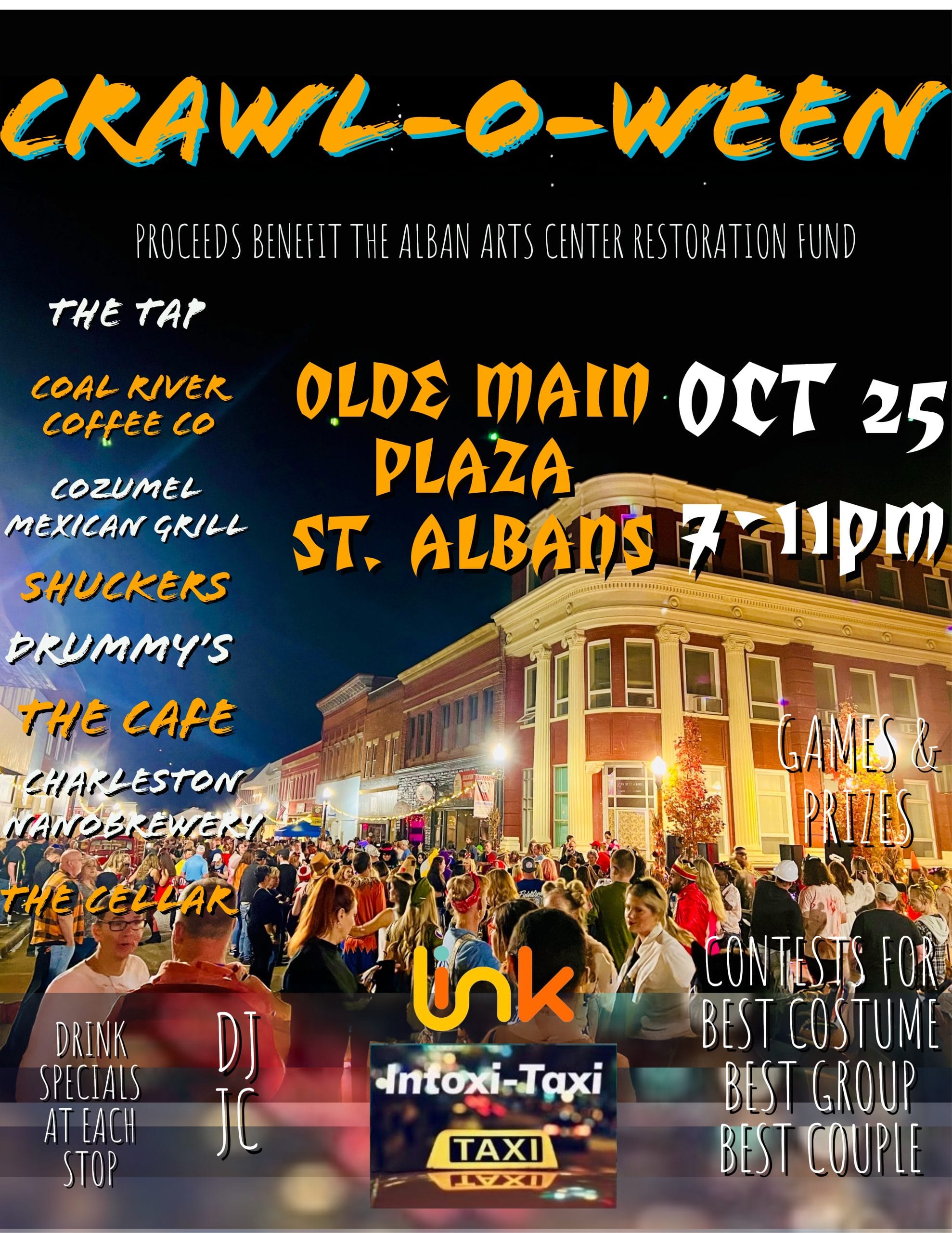 Crawl-O-Ween 2025 1 Pub crawl Halloween poster scaled hYTkdX