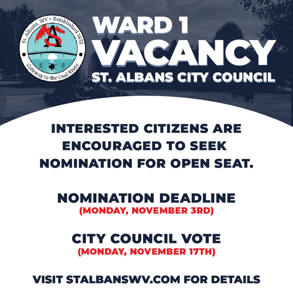 City Council Seat in Ward 1 Vacancy - November 2025