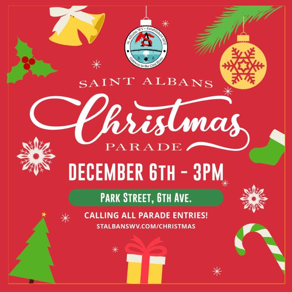 2025 St. Albans Christmas Parade - December 6 - 3pm -