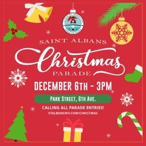 2025 St. Albans Christmas Parade - December 6 - 3pm -