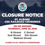 2026 csx railroad crossing closure 2026