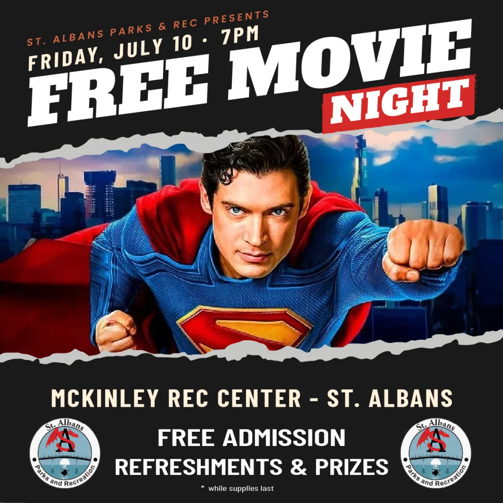free movie night superman 2025 july 10 2026 JPG 1