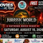 Join the City of St. Albans for another Movies on Main event on Saturday, August 15, 2026.