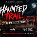st albans parks and rec haunted trail october 2026